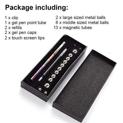 Imagem de Brinquedo magnético de descompressão Fidget Pen iSkelter para crianças/adultos