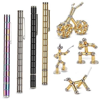 Imagem de Brinquedo magnético de descompressão Fidget Pen iSkelter para crianças/adultos