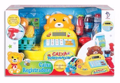 Imagem de Brinquedo Máquina Caixa Registradora Infantil C/ Acessórios Infantil - Fenix