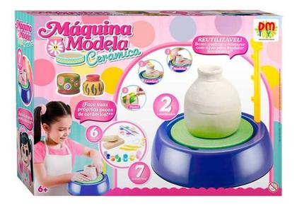 Imagem de Brinquedo Máquina De Modelar Vaso Cerâmica Art Criativa Kids