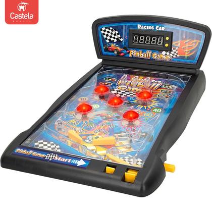 Brinquedo Máquina Pinball Fliperama Tela Digital - Castela