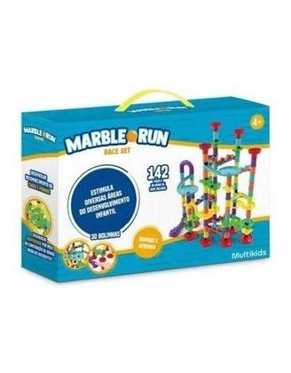 Brinquedo Marble Run Race Set Circuito De Bolinha Multikids ...