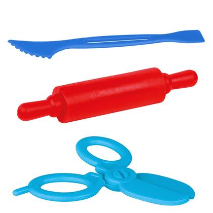 Imagem de Brinquedo Massinha De Modelar Disney Para Crianças Temática Mickey Mouse Com Acessórios Coloridos - Cotiplás