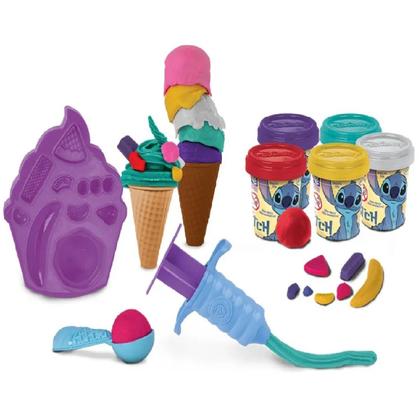 Imagem de Brinquedo Massinha Sorveteria Do Stitch Disney Cotiplás