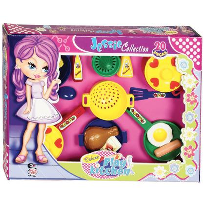 Imagem de Brinquedo Menina Acessórios Cozinha Deluxe Jessie Collection