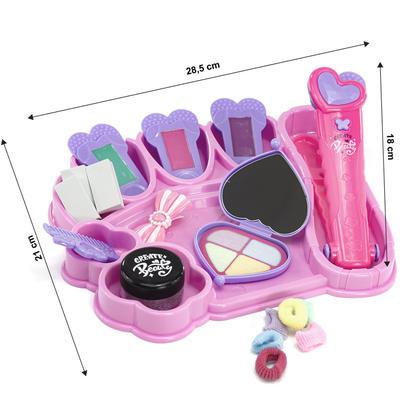 Imagem de Brinquedo Menina Kit Infantil Mechas Coloridas Para Pintar O Cabelo Com, Brilho, Lavável E Seguro, Dermatologicamente Testado Mega Compras