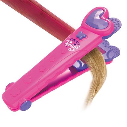 Imagem de Brinquedo Menina Kit Infantil Mechas Coloridas Para Pintar O Cabelo Com, Brilho, Lavável E Seguro, Dermatologicamente Testado Mega Compras