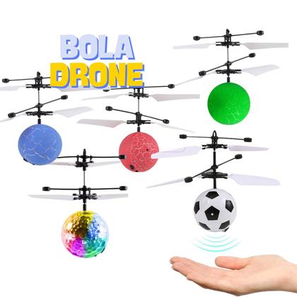 Imagem de Brinquedo Mini Bola Drone Voadora Infravermelho Sensor de Apoximação Luz Carregador USB Voa de Verdade