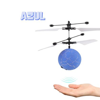 Imagem de Brinquedo Mini Bola Drone Voadora Infravermelho Sensor de Apoximação Luz Carregador USB Voa de Verdade