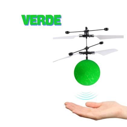 Imagem de Brinquedo Mini Bola Drone Voadora Infravermelho Sensor de Apoximação Luz Carregador USB Voa de Verdade