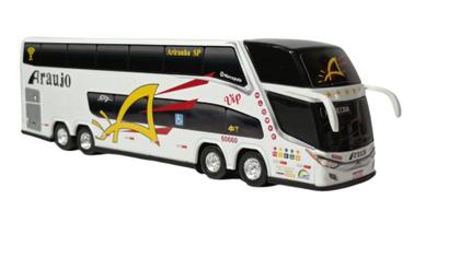 Imagem de Brinquedo Miniatura Ônibus Viação Araújo 1800 Dd 30Cm