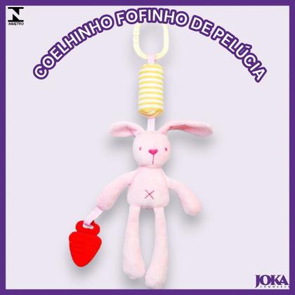Imagem de Brinquedo Móbile De Coelho Para Pendurar Naninha Bebe Novo