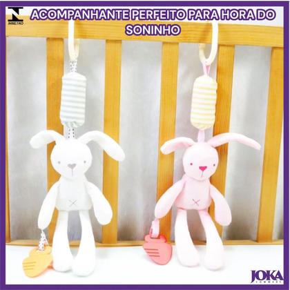 Imagem de Brinquedo Móbile De Coelho Para Pendurar Naninha Bebe Novo