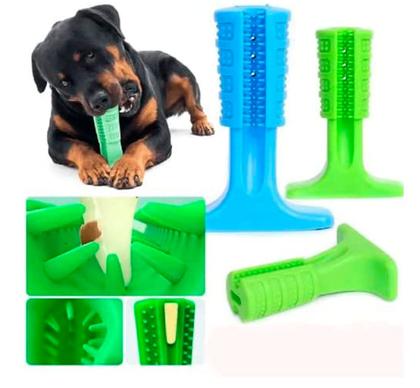 Imagem de Brinquedo Mordedor Azul Escova De Dente De Cachorro 11x08