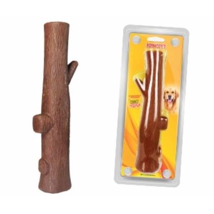 Imagem de Brinquedo mordedor galho macico borracha g 