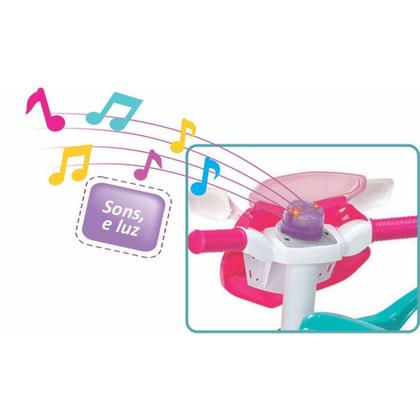 Imagem de Brinquedo Motoca Triciclo Infantil Magic Toys Dra Meg Rosa Meninas