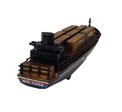 Imagem de Brinquedo Navio Grande Cargueiro A Fricção Container
