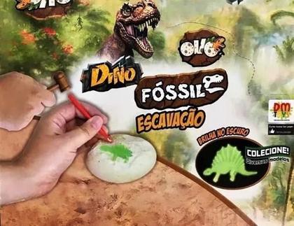 Imagem de Brinquedo Ovo Dino Fossil Escavação  1 Dinossauro Surpresa
