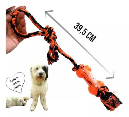 Imagem de Brinquedo P/cachorro Corda E Osso Pet