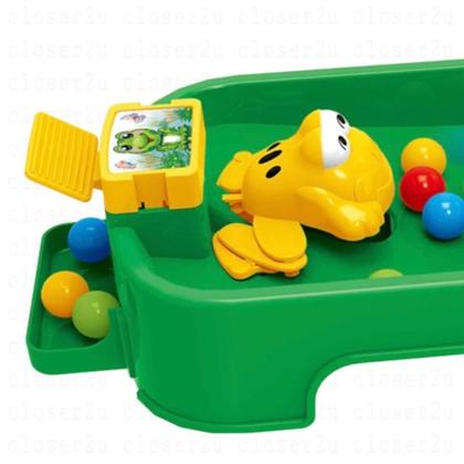 Imagem de Brinquedo Papa Bolinhas Dupla de Sapinhos Infantil Art Brink