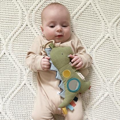 Imagem de Brinquedo para assento de carro e carrinho de bebê Itzy Ritzy Bitzy Traveler Dinosaur