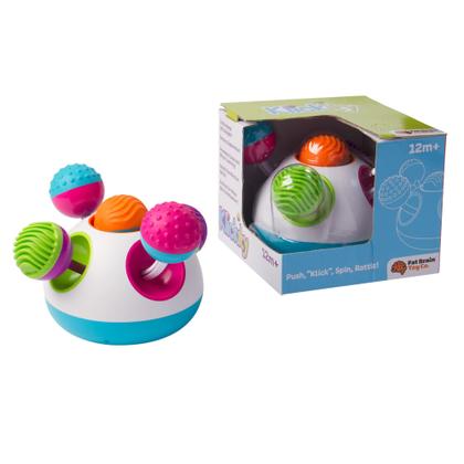 Imagem de Brinquedo para bebês Fat Brain Toys Klickity com exploração sensorial