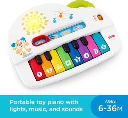 Imagem de Brinquedo para bebês Fisher-Price Laugh & Learn Silly Sounds Piano 6+M