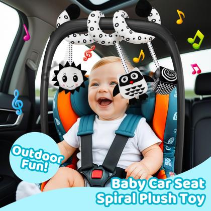 Imagem de Brinquedo para bebês FQKIOMY Sensory Infant Hanging Cadeirinha e carrinho de bebê