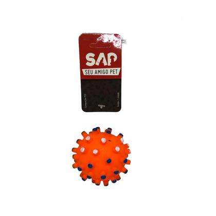 Imagem de Brinquedo para Cachorro Bola Cravo 6 cm Variadas - Sap
