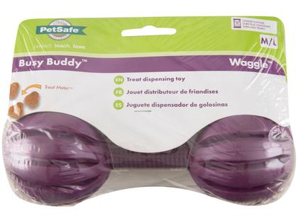 Imagem de Brinquedo para Cachorro Osso de Borracha Busy Buddy Waggle PetSafe