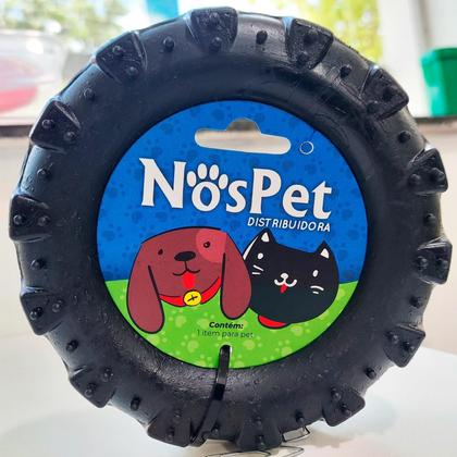 Imagem de Brinquedo para Cachorro Pneu Pet Maciço Preto Mini 7cm