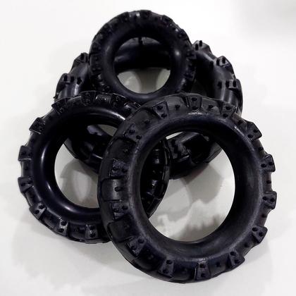 Imagem de Brinquedo para Cachorro Pneu Pet Maciço Preto Mini 7cm