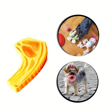 Imagem de Brinquedo para caes bife borracha para cachorro - 123Útil