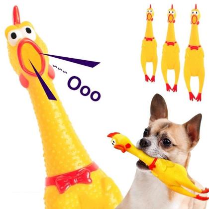 Imagem de Brinquedo para caes frango galinha sonora para cachorro - Club Pet