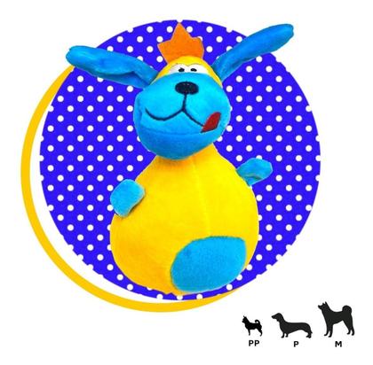 Imagem de Brinquedo Para Cães Pelúcia Cachorro Fofinho Com Apito