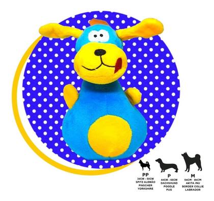 Imagem de Brinquedo Para Cães Pelúcia Cachorro Fofinho Com Apito