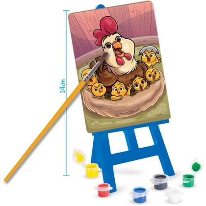 Imagem de Brinquedo para Colorir KIT Pinturinha Fazendinha