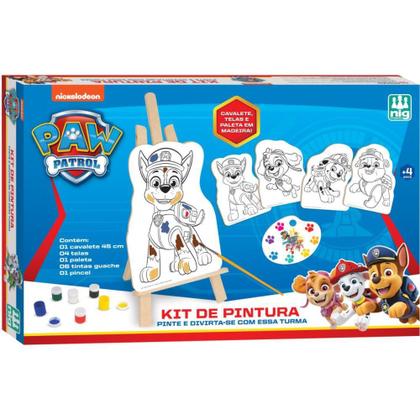 Imagem de Brinquedo para Colorir Patrulha Canina KIT de Pintura