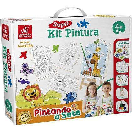 Brinquedo Para Colorir Pintando O Sete Com 04 Telas - Brinc. De Crianca Imagem de Brinquedo Para Colorir Pintando O Sete Com 04 Telas