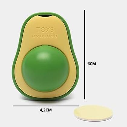 Imagem de Brinquedo para gato Bola Catnip Abacate Com Adesivo