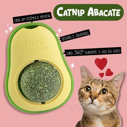Imagem de Brinquedo Para Gato Pet Catnip Abacate Interativo