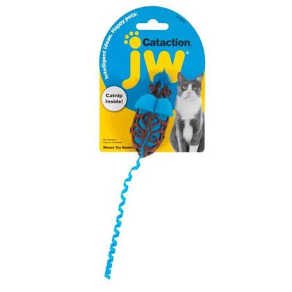 Imagem de Brinquedo Para Gatos JW Mouse Azul Com Catnip