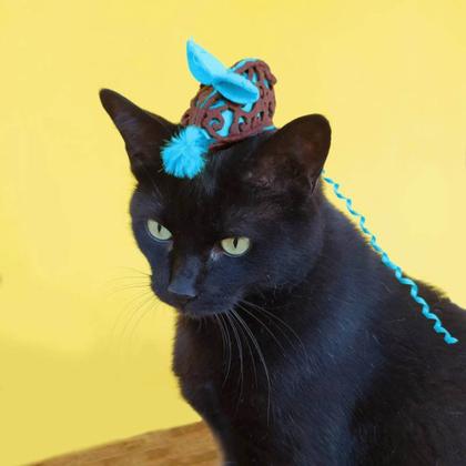 Imagem de Brinquedo Para Gatos JW Mouse Azul Com Catnip