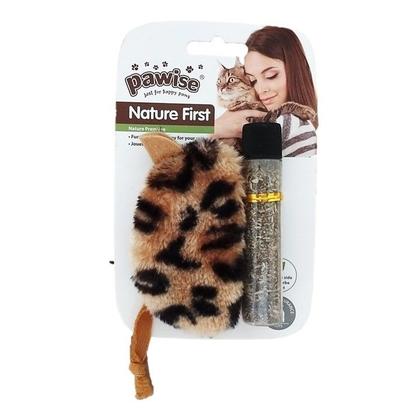 Imagem de Brinquedo para gatos Ratinho pelúcia recheável catnip Pawise