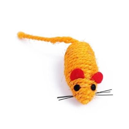 Imagem de Brinquedo Para Gatos Sisal Catnip Kit dois Ratinhos