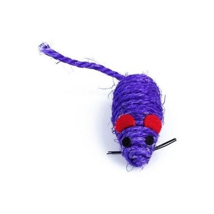 Imagem de Brinquedo Para Gatos Sisal Catnip Kit dois Ratinhos