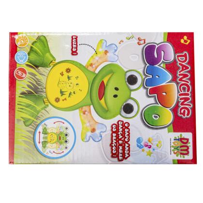 Imagem de Brinquedo Para Menino 2 3 4 5Anos Dancing Sapo Com Luz E Som