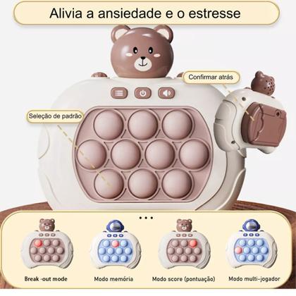 Imagem de Brinquedo para Meninos e Meninas - Pop It Urso Pronta Entrega