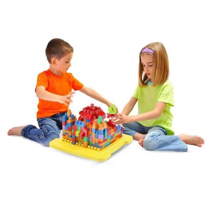 Imagem de Brinquedo para Montar Mesa Monta Mais Blocoland 220