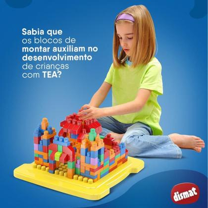 Imagem de Brinquedo para Montar Mesa Monta Mais Blocoland 220
